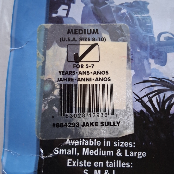 Jake Sully Avatar Costume Kids Size Medium (8-10) - Picture 3 of 16